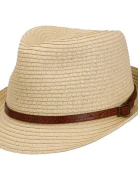 Pascolo Trilby Straw Hat by - nature - Female - Size: M (56-57 cm) - Lipodo - FashionsVida
