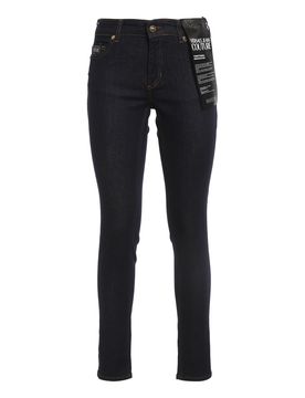Jeans con ricamo logo