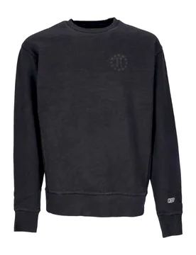 Felpa Girocollo Uomo 12 Galaxies Faded Crewneck Gun Metal - Huf - FashionsVida