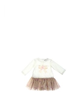 Abito con tulle PANNA 12M