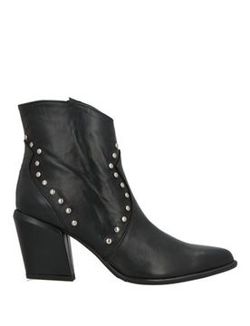 Botines de caña alta Mujer Negro 36,37 Mujer