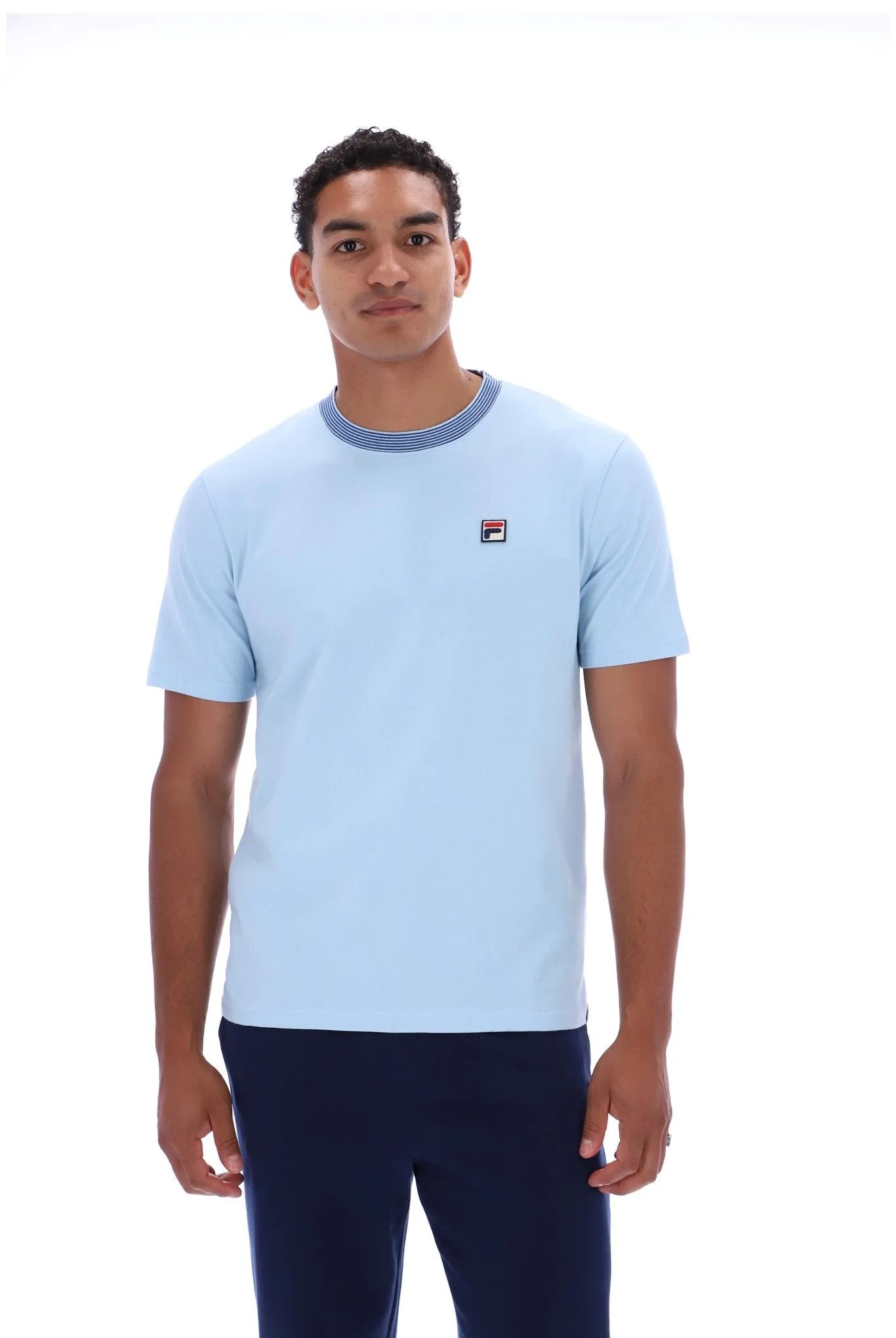 Angel Falls/ Mazarine Blue Lance T-Shirt - XS - FILA - FashionsVida
