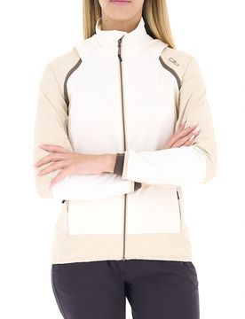 CMP Felpa con zip AVORIO 36