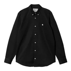 Madison Fine Shirt Black / White S Herren