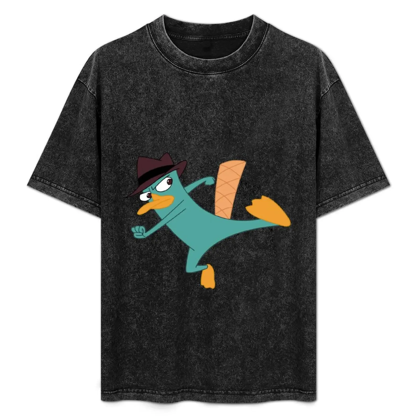 Perry the Platypus T-Shirt Basic Solid Tee for Daily Use - Aliexpress - FashionsVida