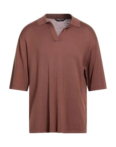 Pullover Herren Schokobraun L Herren - HEVÒ - FashionsVida