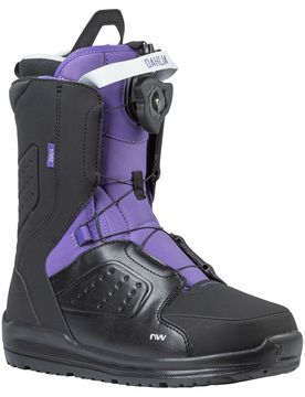 Vielseitige Freestyle Snowboard Boots Dahlia Spin Black/Purple für Damen Größe 40 Violett