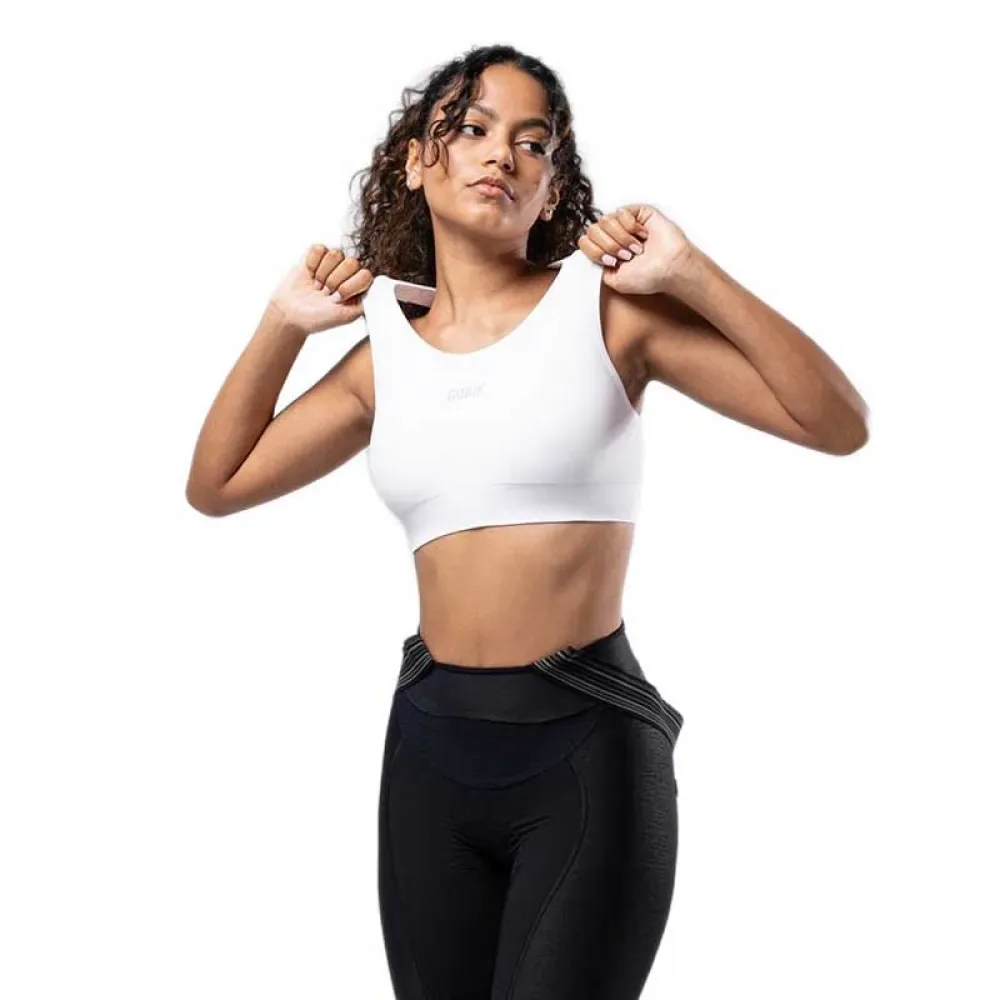 Top De Sport Lithe Seamless Chalk S - Gobik - FashionsVida