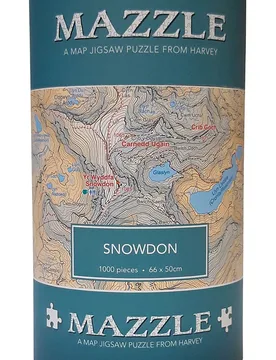 Map Jigsaw Puzzle Snowdon - HARVEY Maps - FashionsVida