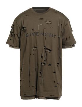 Camiseta Hombre Verde militar XS Hombre