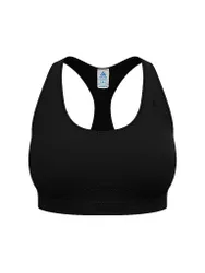 Soutien-gorge de sport Ascent Performance Wool Medium Support noir M