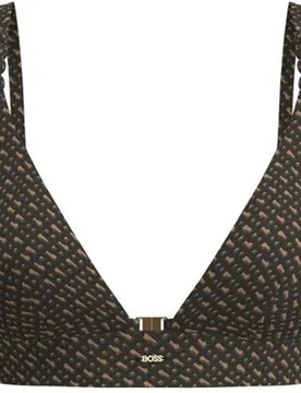 Sujetador bikini triángulo jacquard - Boss - FashionsVida