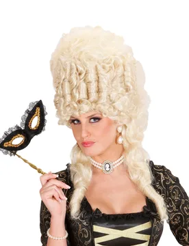 Barock Kamee-Perlenkette weiss-gold - Widmann - FashionsVida