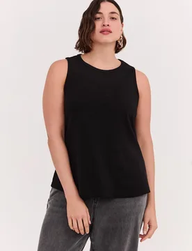 Top de mujer de punto de algodón acanalado ajuste y diseño para el máximo confort - Fiorella Rubino - FashionsVida