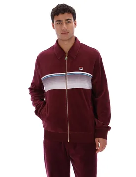 Fig Malakai Striped Track Top - XS - FILA - FashionsVida