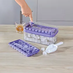 Eiswürfel-Bereiter mit Box und Schaufel