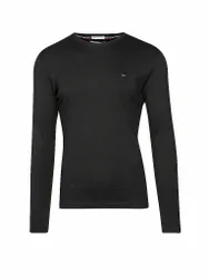 Camiseta de manga larga Slim Fit negro L