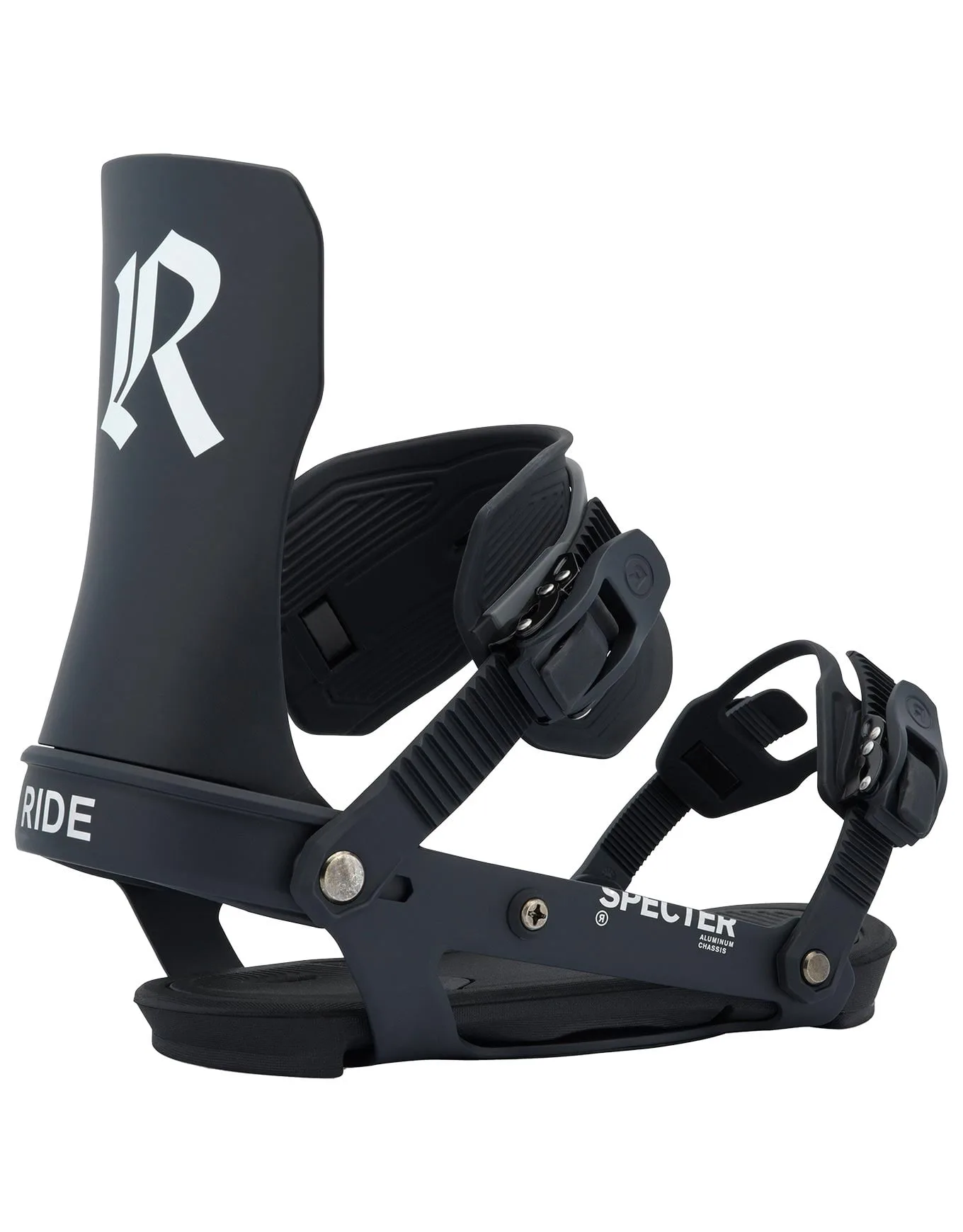 Fixations de snowboard freestyle - Specter Black en Nylon - Taille L - Noir - Ride - FashionsVida