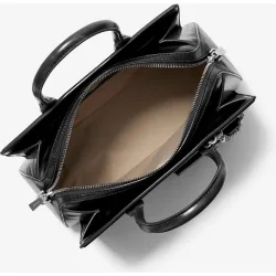 Bandolera de mujer satchel laila mediano de piel con tarjetero