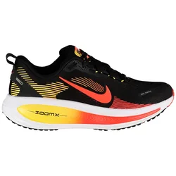 Vomero 18 Running Shoes Black / Bright Crimson-Lt Crimson UK 9 Men