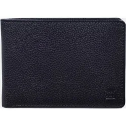 Cartera de piel en marrón con monedero
