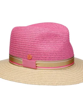 Nane Twotone Traveller Straw Hat by - pink - Damen - Size: One Size - Mayser - FashionsVida