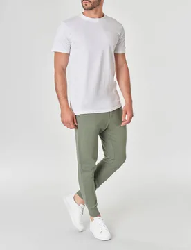T-shirt bianca mezza manica in puro cotone - My Stuff - FashionsVida