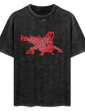 Red hand fish T-Shirt Basic Plain Tee for Spring and Summer - Aliexpress - FashionsVida