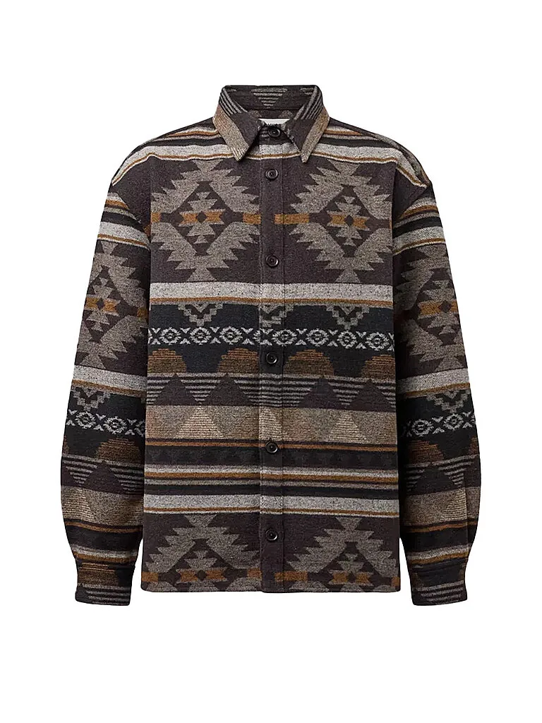 Overshirt VIGADO 1 marrón M - Drykorn - FashionsVida
