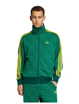 Sweat-shirt à Zip Firebird Loose Monogram Collegiate Green M - Adidas Originals - FashionsVida
