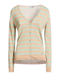 Strickjacke Damen Sand ONESIZE Damen