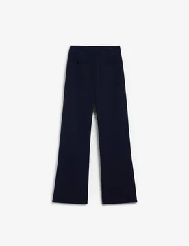 Pantalón recto de mujer en tejido elástico de tiro alto - Scalpers - FashionsVida