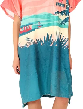 Poncho de bain - Destination Bali - Rose - After Essentials - FashionsVida