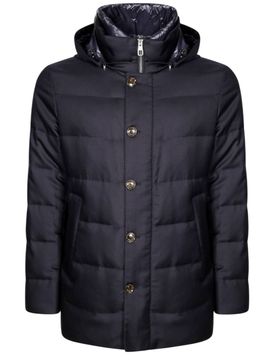 Giubbini uomo - piumino uomo imbottito in piuma - nero