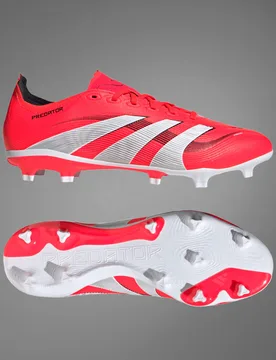 Scarpe da calcio Predator League Firm/Multi-Ground 43 1/3 Lucid Red / Cloud White / Core Black - Adidas - FashionsVida
