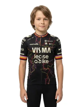 Maillot à Manches Courtes Team Visma Lease A Bike Giro Trilogy Replica