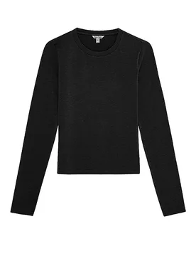 Maglietta a maniche lunghe Loungewear EVERYDAY nero XS - Basics - FashionsVida