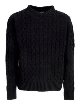 Maglione Uomo Logo Knit Sweater Black
