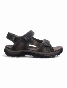 Mens Leather Giles Trekking Sandals - Caterpillar - FashionsVida