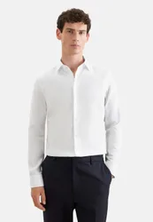 X-Slim Business Hemd Struktur Weiß 38