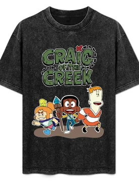 Craig of the creek T-Shirt Big and Tall Basic Tee Shirt - Aliexpress - FashionsVida