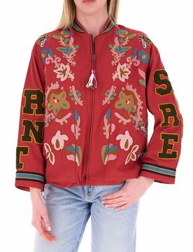 Bomber in cotone ROSSO S
