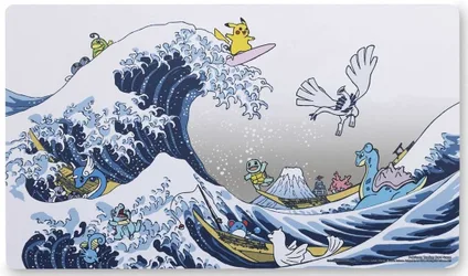Pokemon Center Playmat - Great Wave Pikachu & Friends (Boxed)