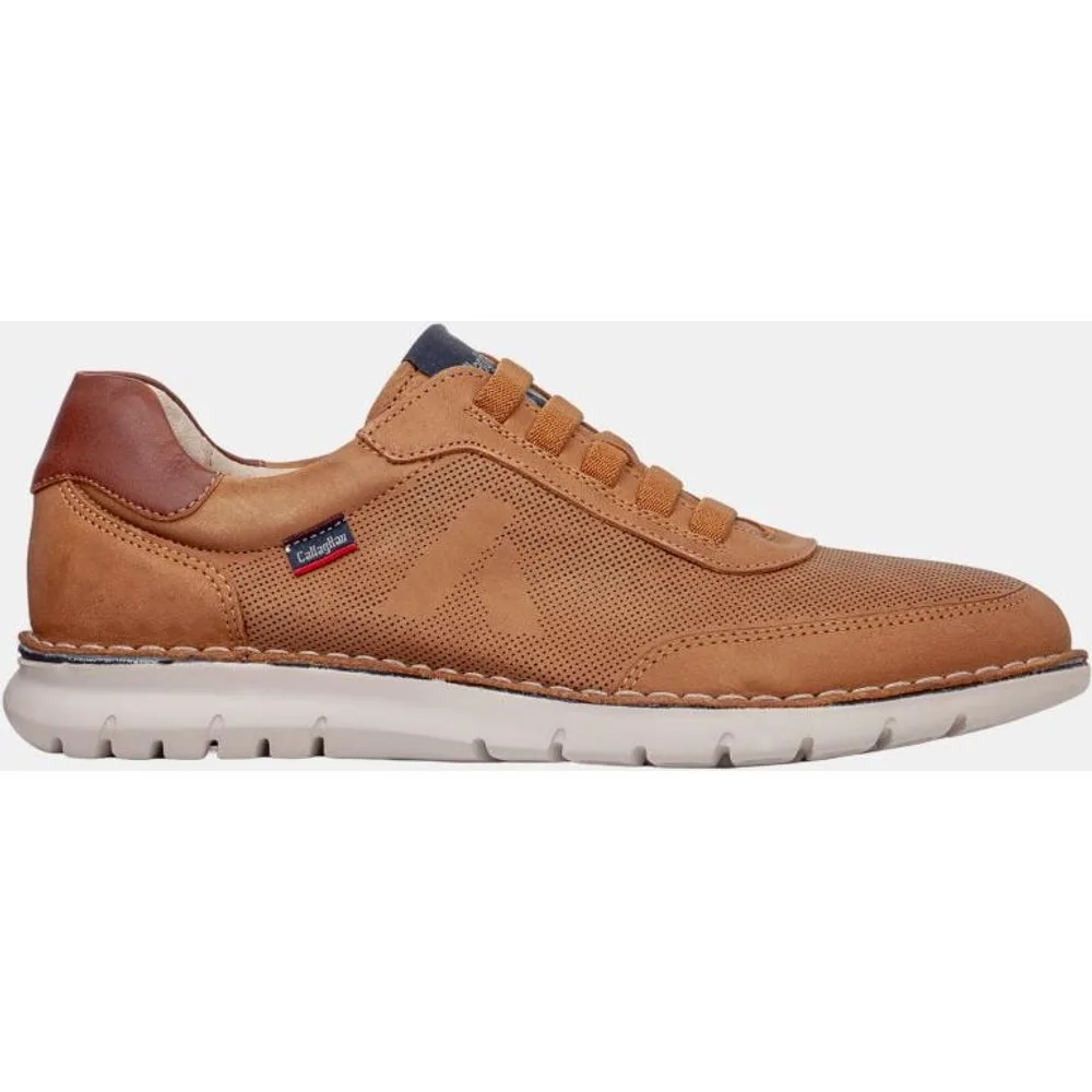 Zapato cordones elasticos piel - Callaghan - FashionsVida
