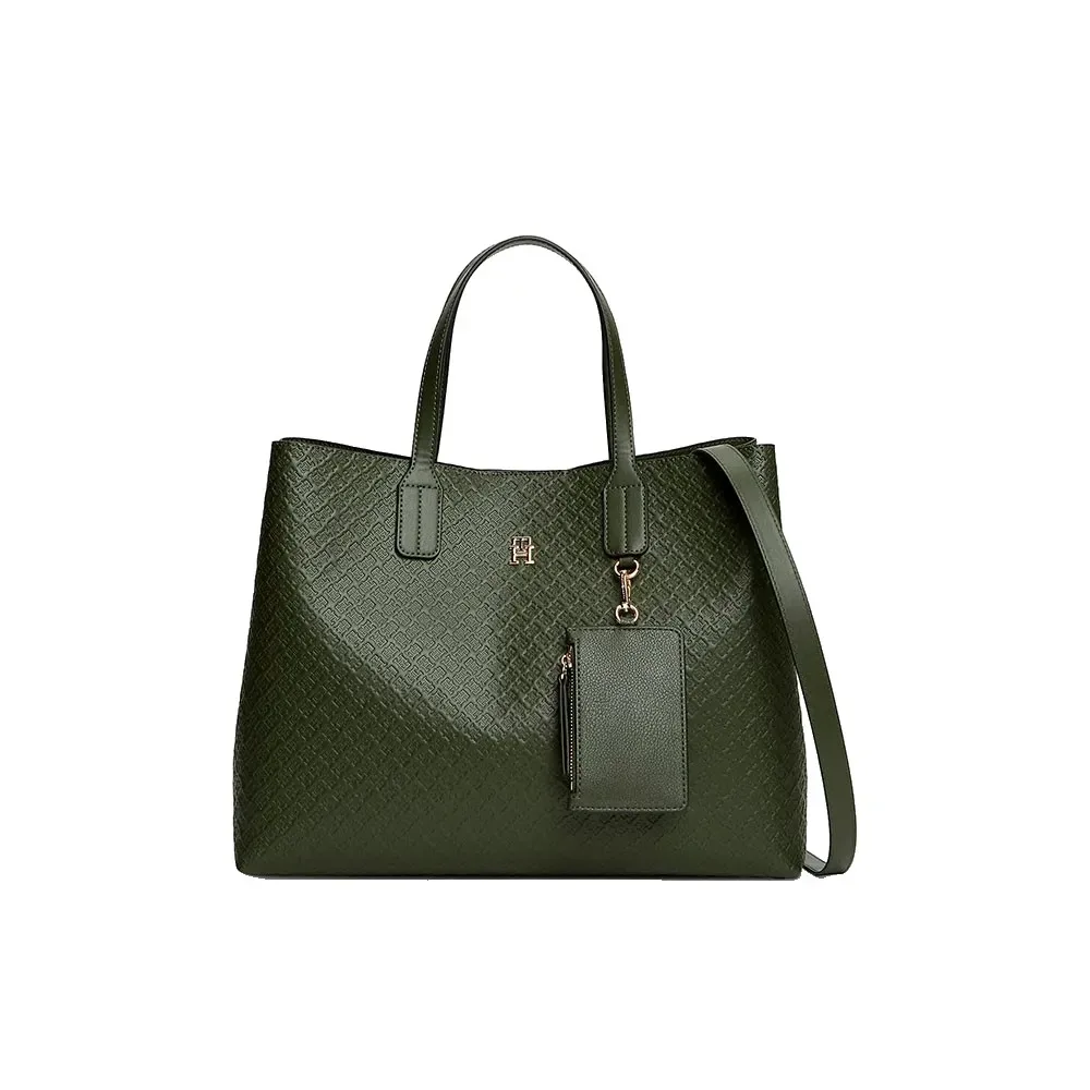 Sac Icon Satchel Mono Dark Olive One Size unisex - Tommy hilfiger - FashionsVida