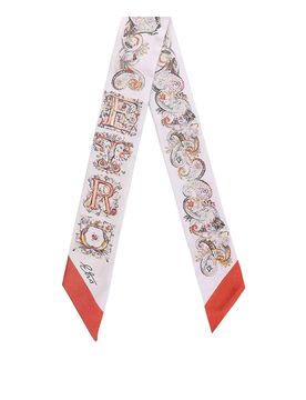 Bandeau In Seta Con Stampa Paisley