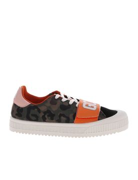 Sneaker in tessuto tecnico camouflage