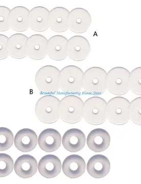 E56A 10 Pieces Piercing Healing Silicone Discs for the Back of the Earrings Transparent Disc Pads for Fixing the Earrings - Aliexpress - FashionsVida