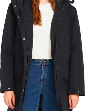 Parka doublée en sherpa - Somestone 10K Parka Black - Taille M - Noir - Volcom - FashionsVida
