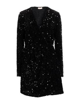 Minivestido Mujer Negro 38 Mujer